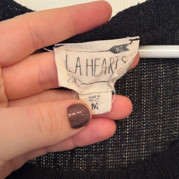 L.A. Hearts Ribbed Cross Blouse - M - Picture 2 of 3